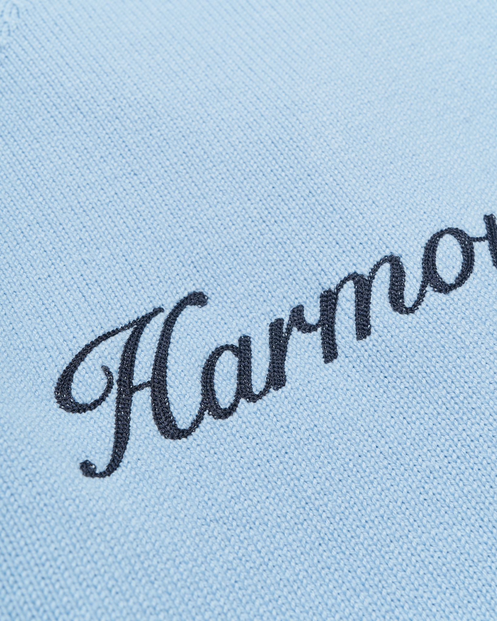 Merino Baseball Shirt - Baby Blue