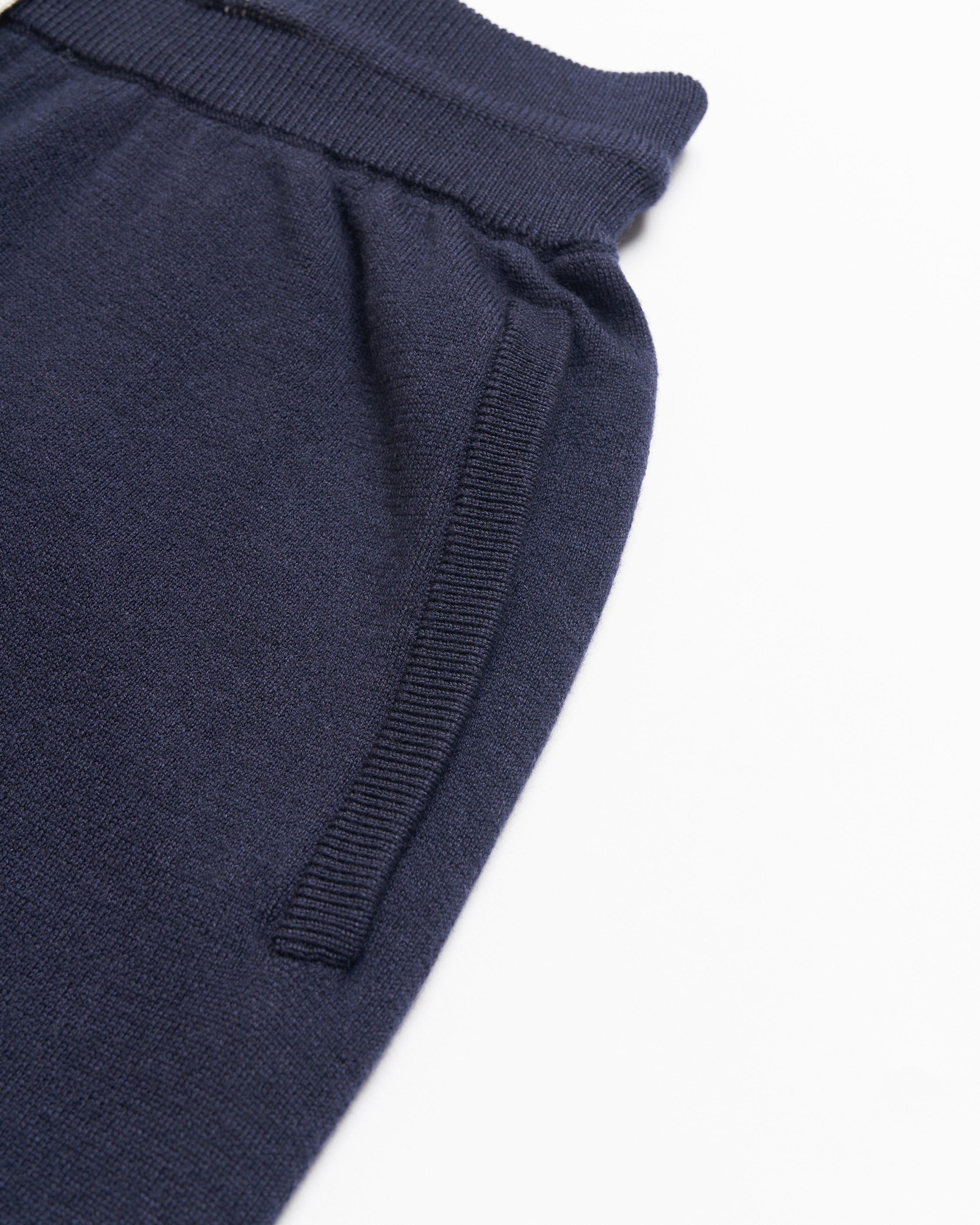 Harmonious navy merino baller shorts 