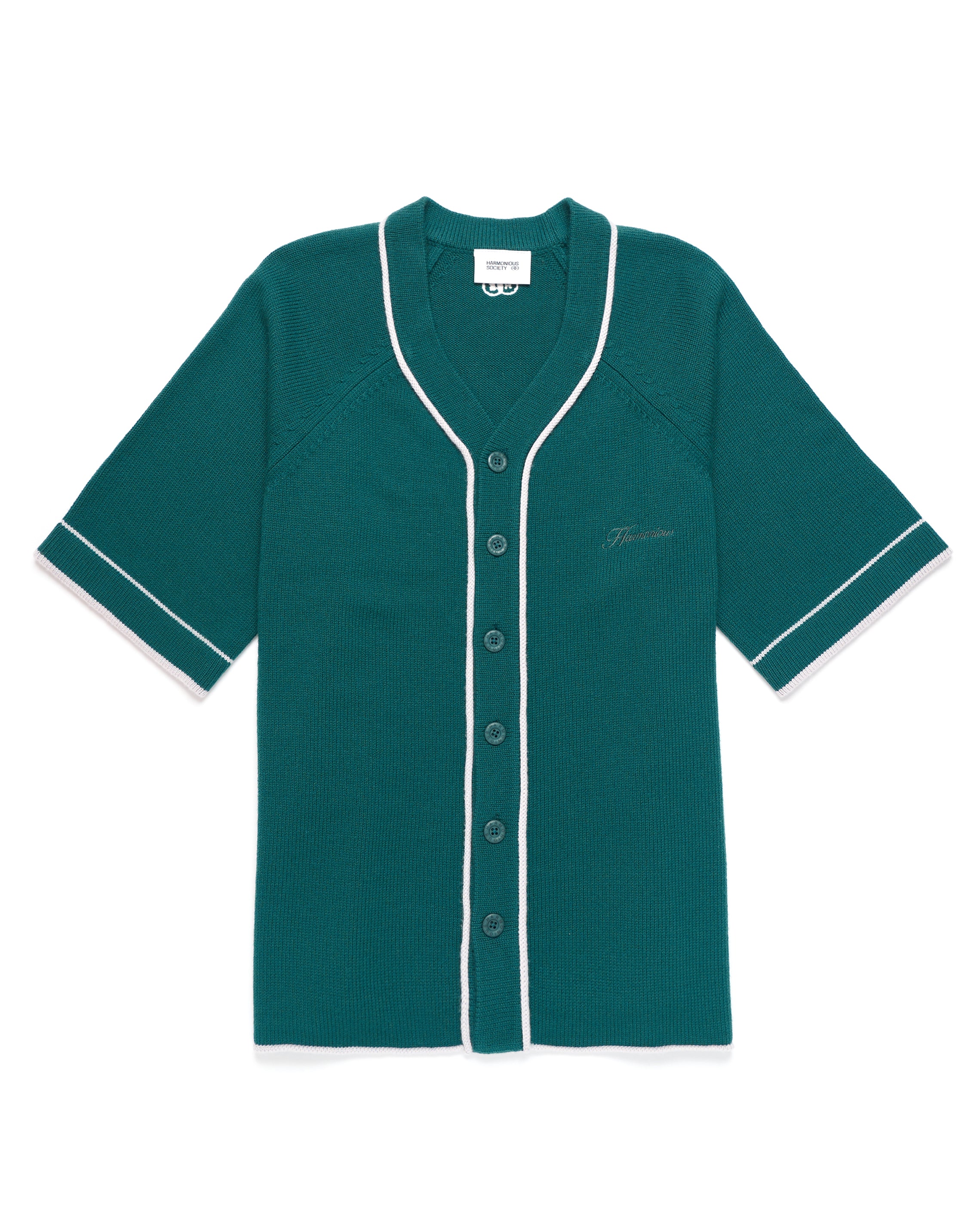 Harmonious Merino Baseball Shirt - Teal