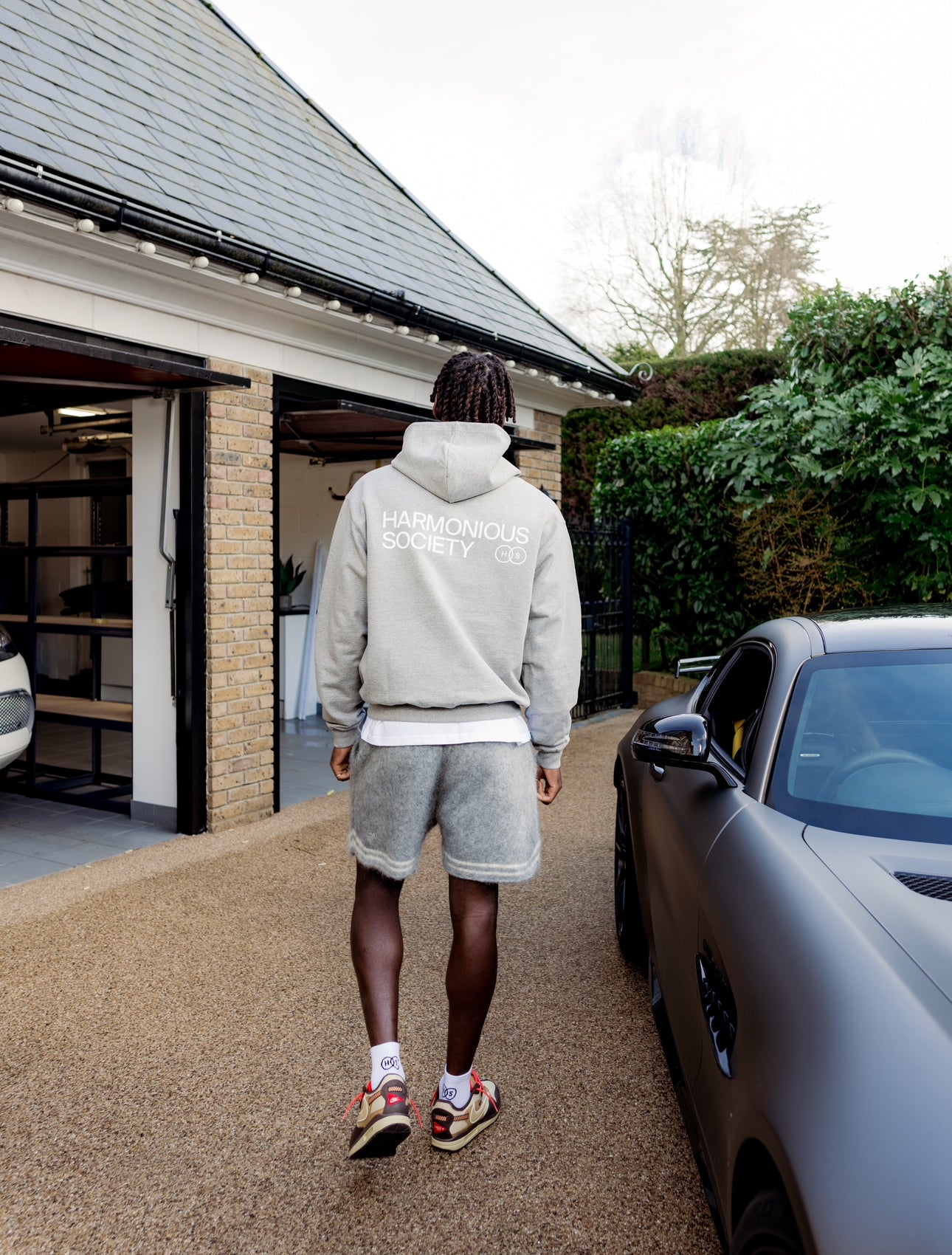 Mohair Baller Shorts - Grey