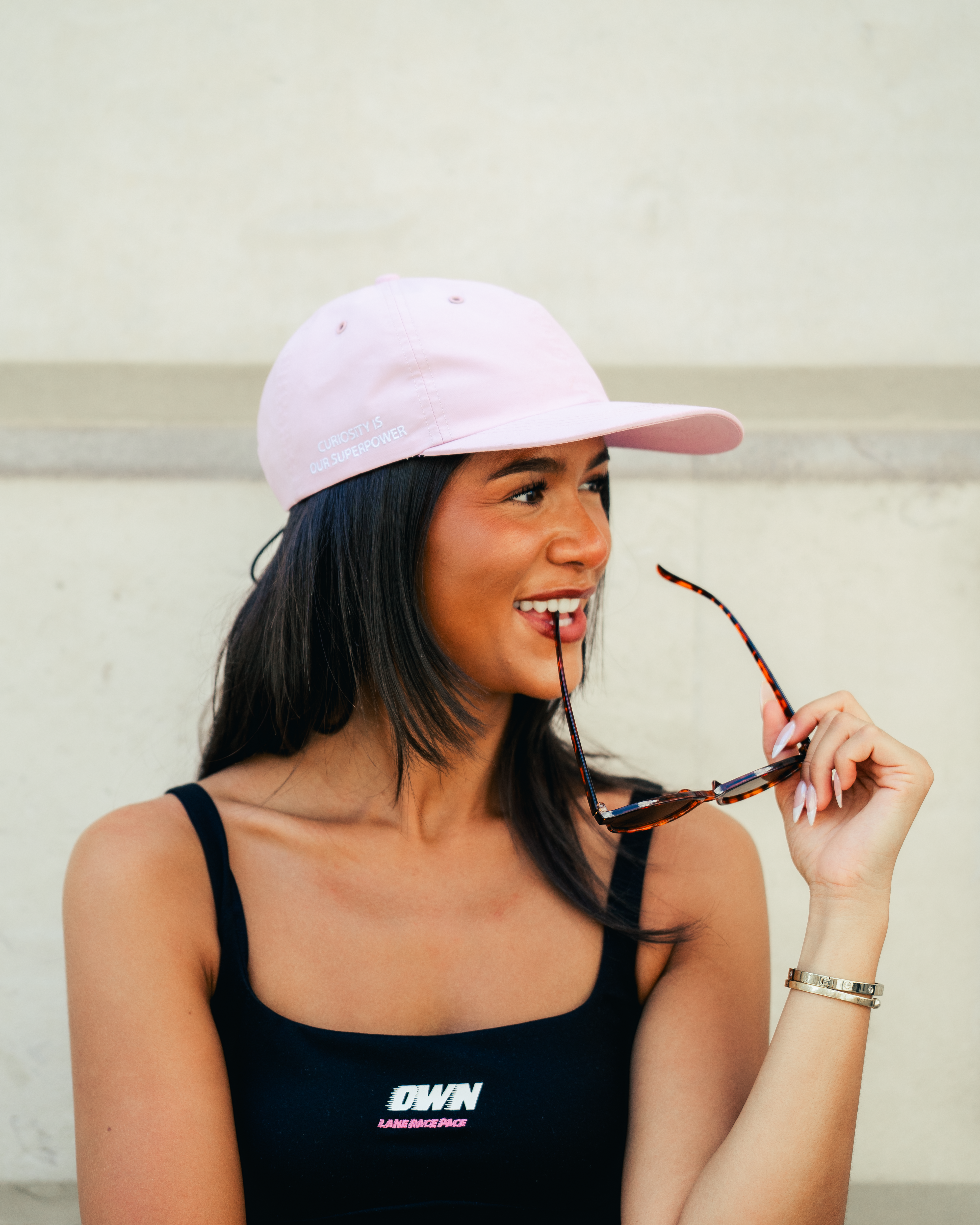 Waterproof Technical Cap - Baby Pink