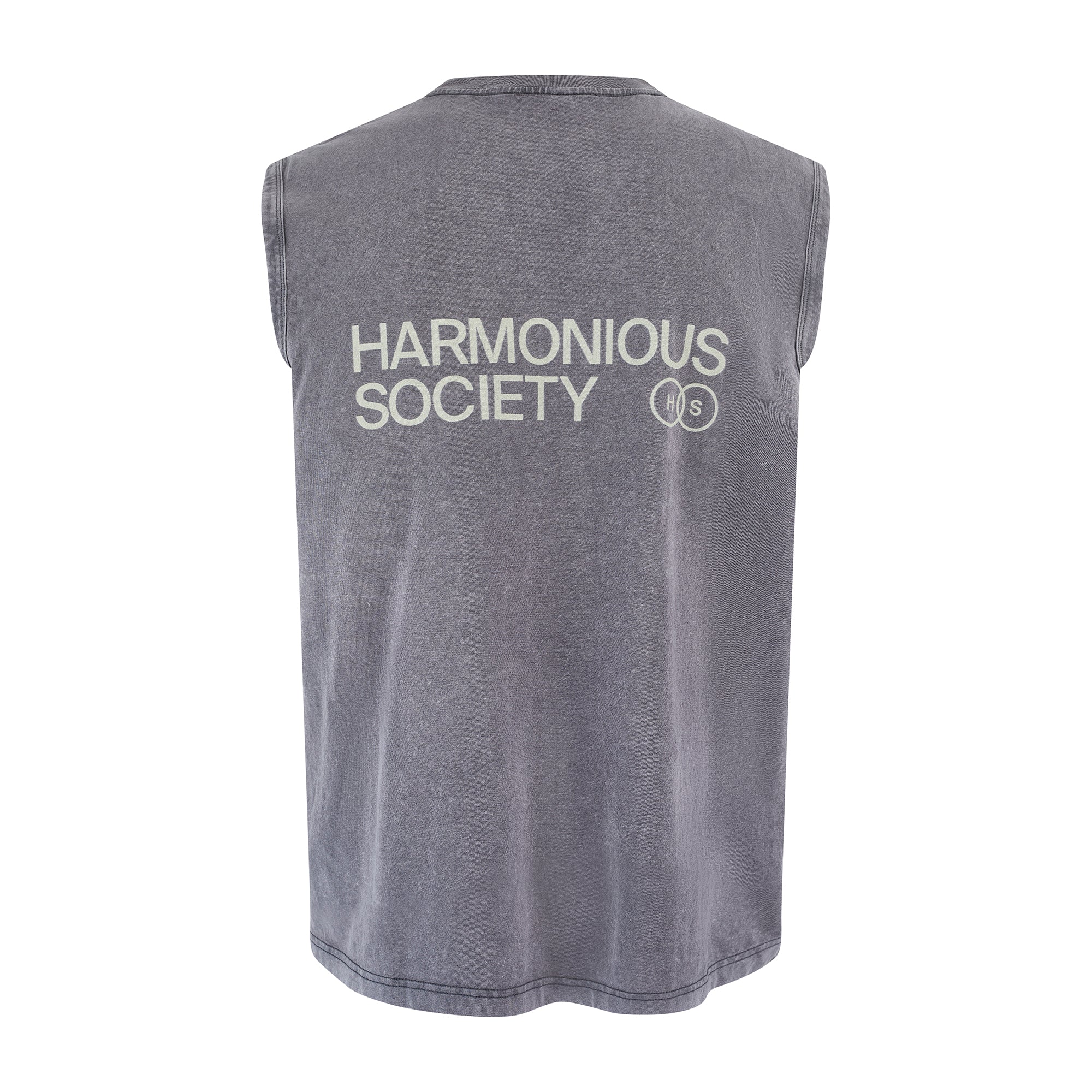 Washed Grey Core Vest
