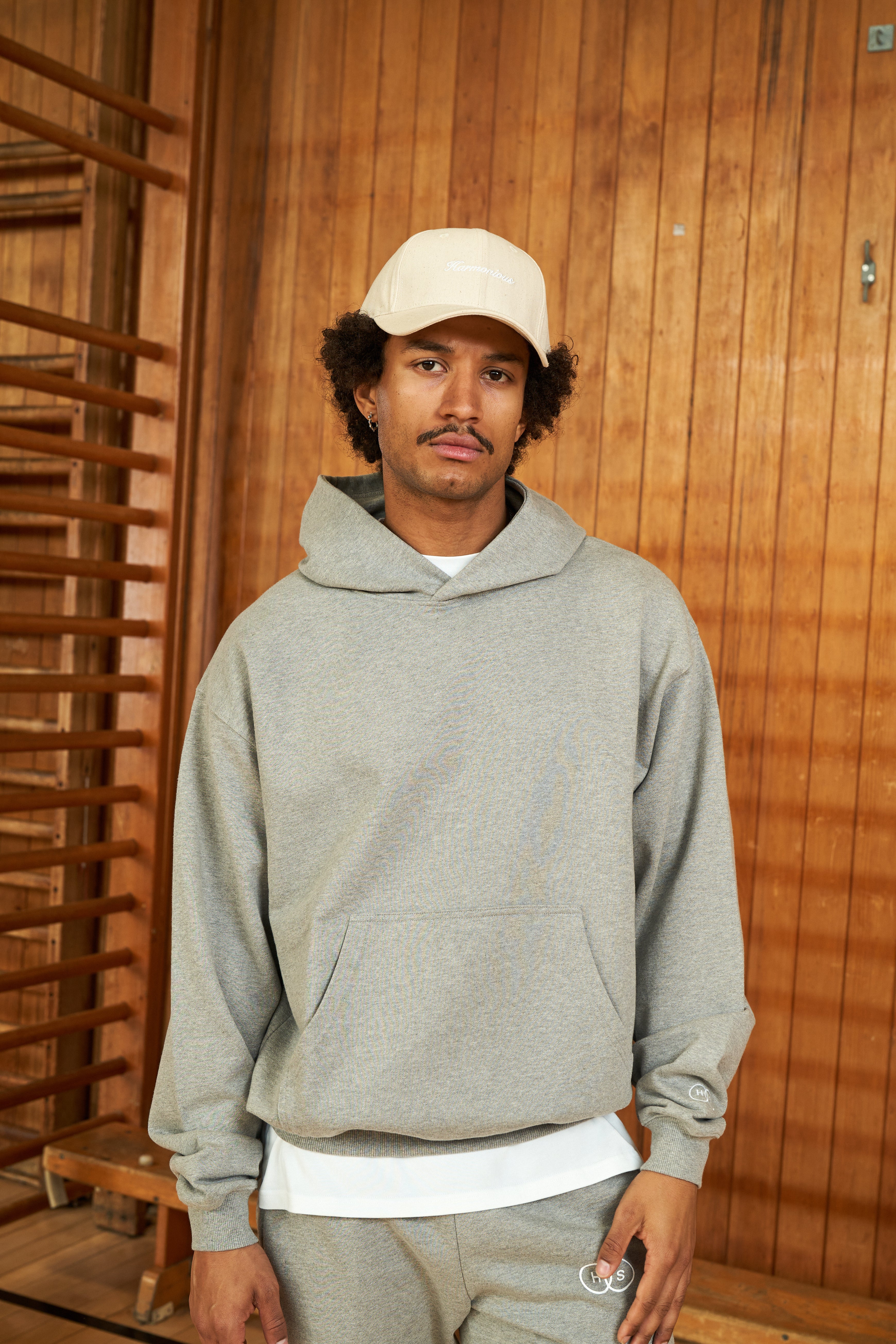 Textured Script Cap - Cream