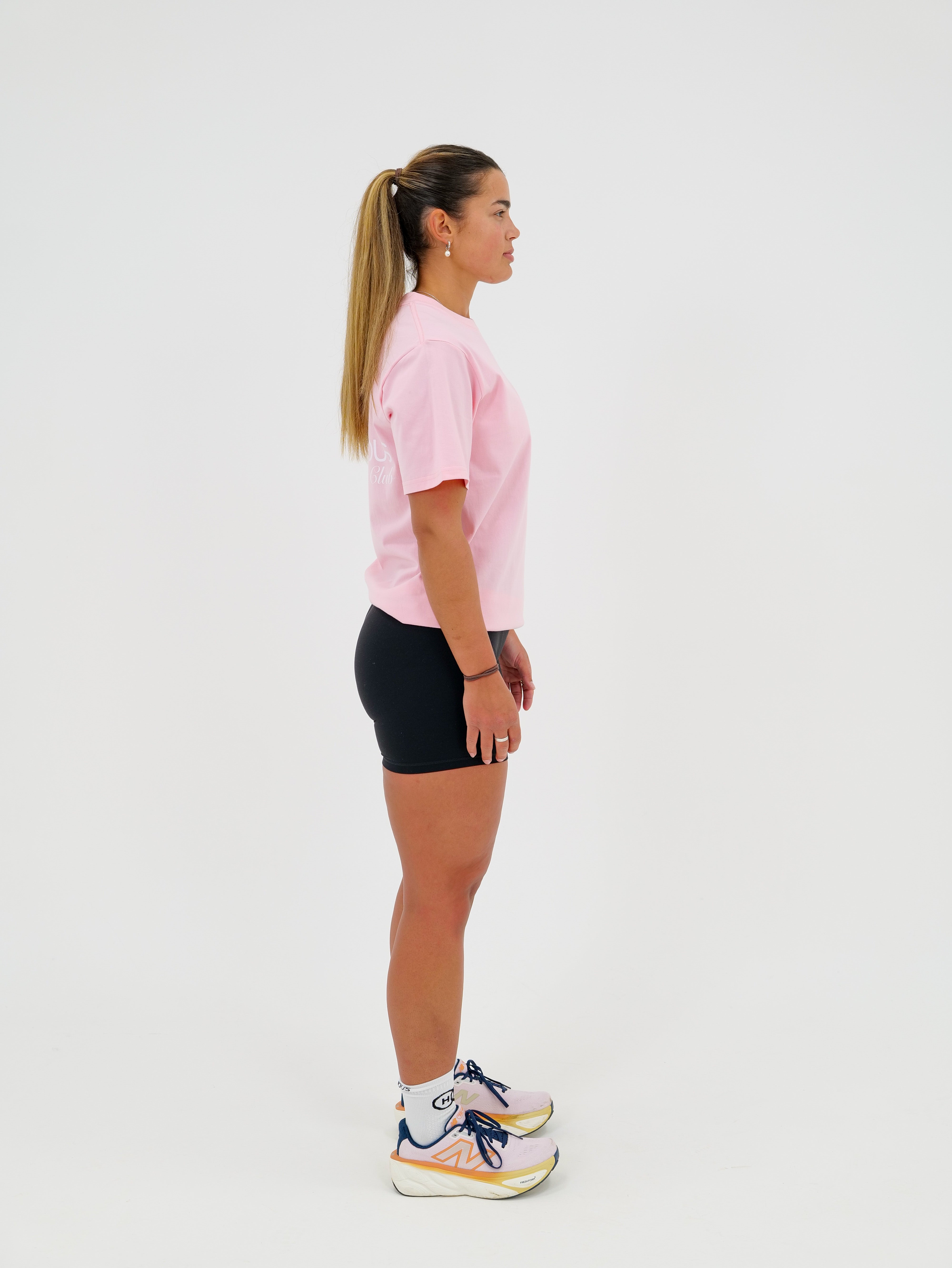 Womens Wellness Club T-Shirt Baby Pink