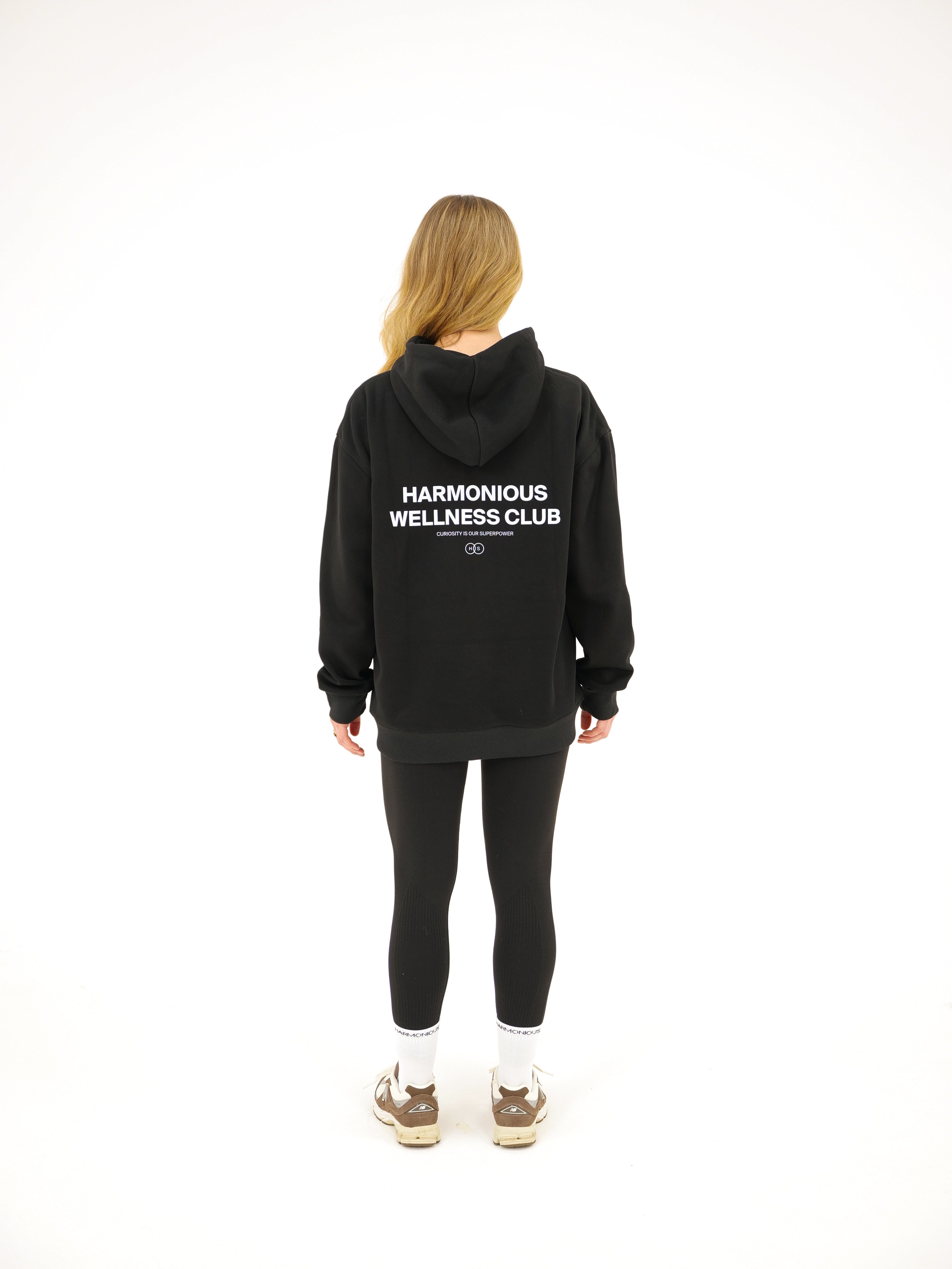 Wellness Club Hoodie Black