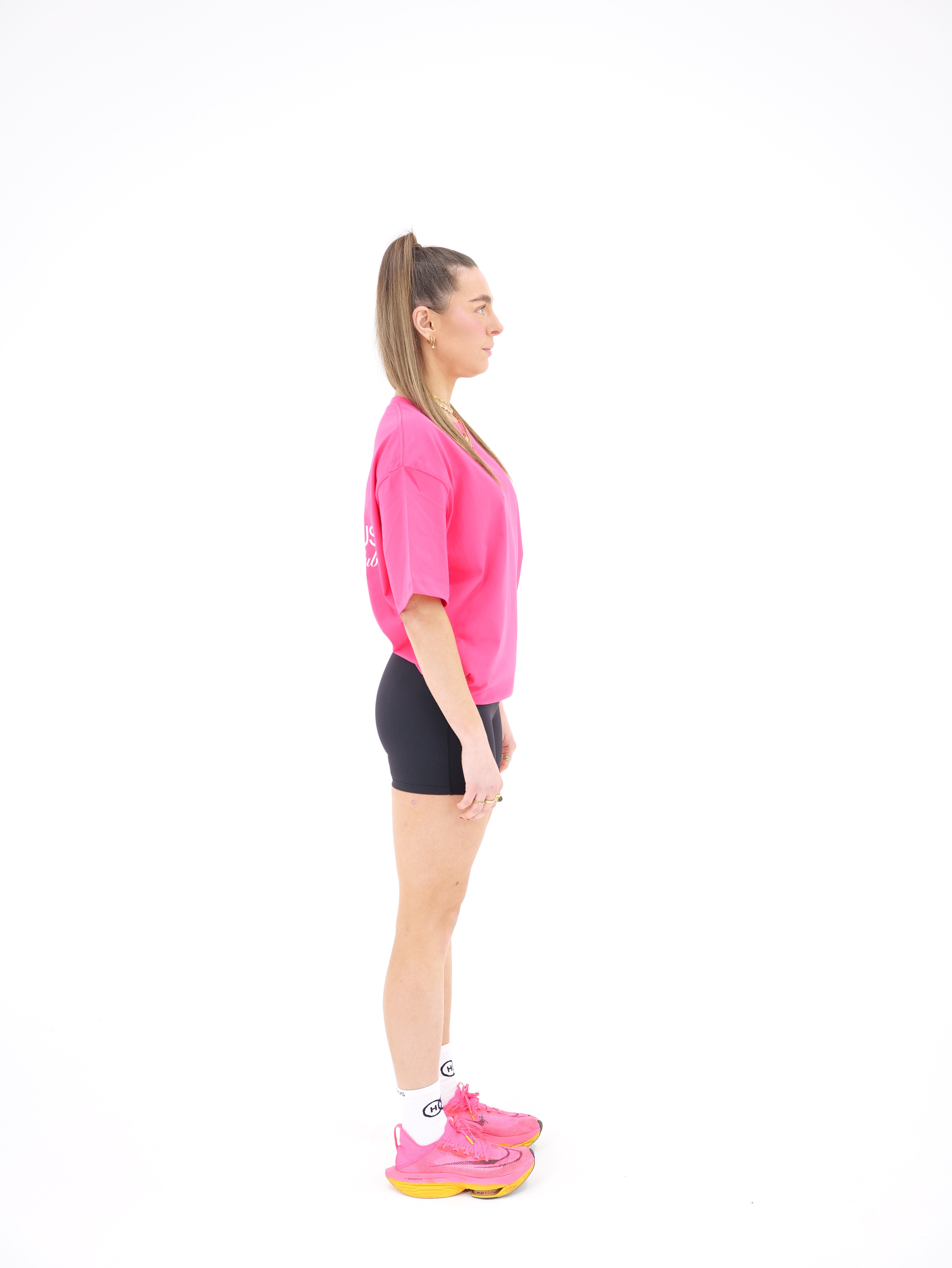 Mens Wellness Club T-Shirt Hot Pink