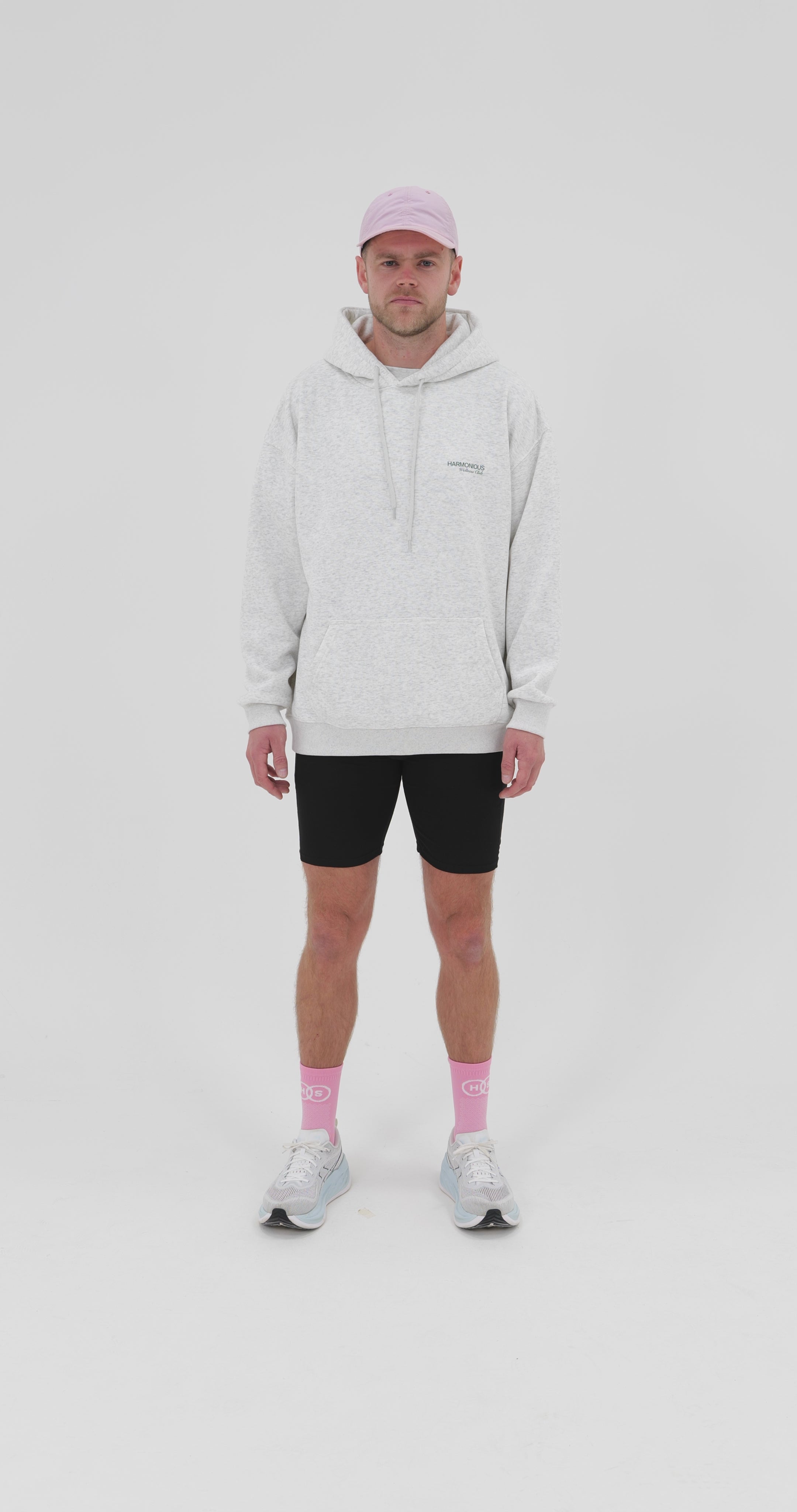 Wellness Club Hoodie Ash Heather Grey